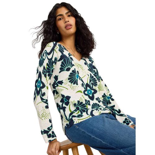 White Stuff Naria Print Jumper